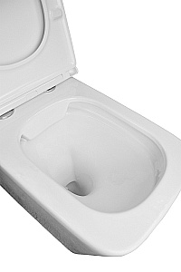 Унитаз подвесной Azario Teramo AZ-003D-NR белый, безободковый, с крышкой микролифт купить в интернет-магазине Sanbest