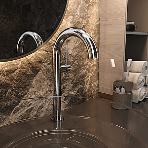 Смеситель для раковины Elghansa RADIANT XQ 16H3781 хром купить в интернет-магазине сантехники Sanbest