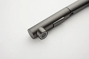 Смеситель для кухни Paulmark Neo Ne214419-GM вороненая сталь купить в интернет-магазине сантехники Sanbest