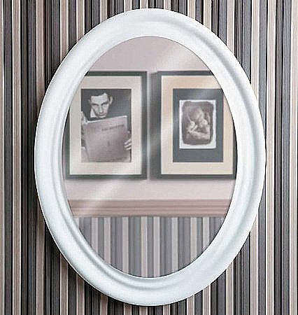 Зеркало Simas Lante LAS1 bi белый глянцевый в ванную от интернет-магазине сантехники Sanbest