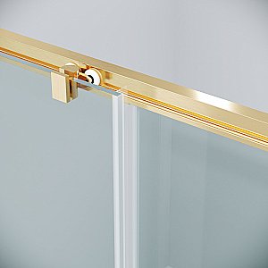 Душевой уголок Grossman Cosmo 120.K33.02.1270.32.00 120x70 стекло прозрачное/профиль золото сатин купить в интернет-магазине Sanbest