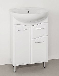 Тумба с раковиной Style Line Эко Волна №11 55 для ванной в интернет-магазине Sanbest