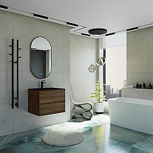 Полотенцесушитель электрический Vincea VTD-1D2BE черный купить в интернет-магазине сантехники Sanbest