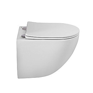 Унитаз подвесной BelBagno Amanda-Tor BB051CH-TOR-FC/SC белый, безободковый, слив-торнадо купить в интернет-магазине Sanbest