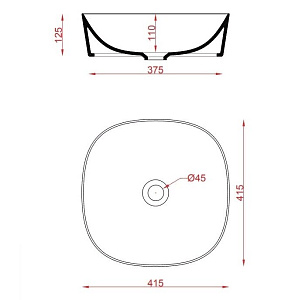 Раковина ARTCERAM WASHBASINS GHL001 01 00 купить в интернет-магазине Sanbest