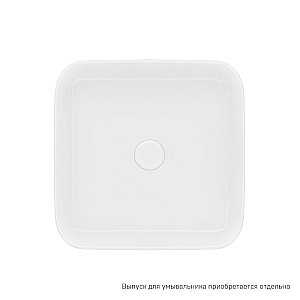 Раковина накладная Iddis Bridge BRIWS04i27 белый купить в интернет-магазине Sanbest