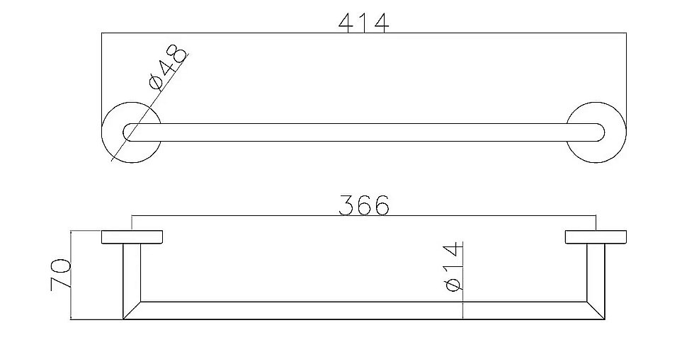 Полотенцедержатель Allen Brau Priority 6.21A11-31 черный матовый купить в интернет-магазине сантехники Sanbest