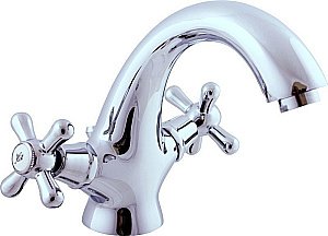 Смеситель для раковины RAV-Slezak MORAVA RETRO MK128.5 хром купить в интернет-магазине сантехники Sanbest