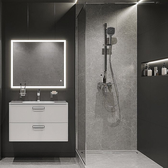 Смеситель для ванны Iddis Shelfy SHESBBTi02WA купить в интернет-магазине сантехники Sanbest