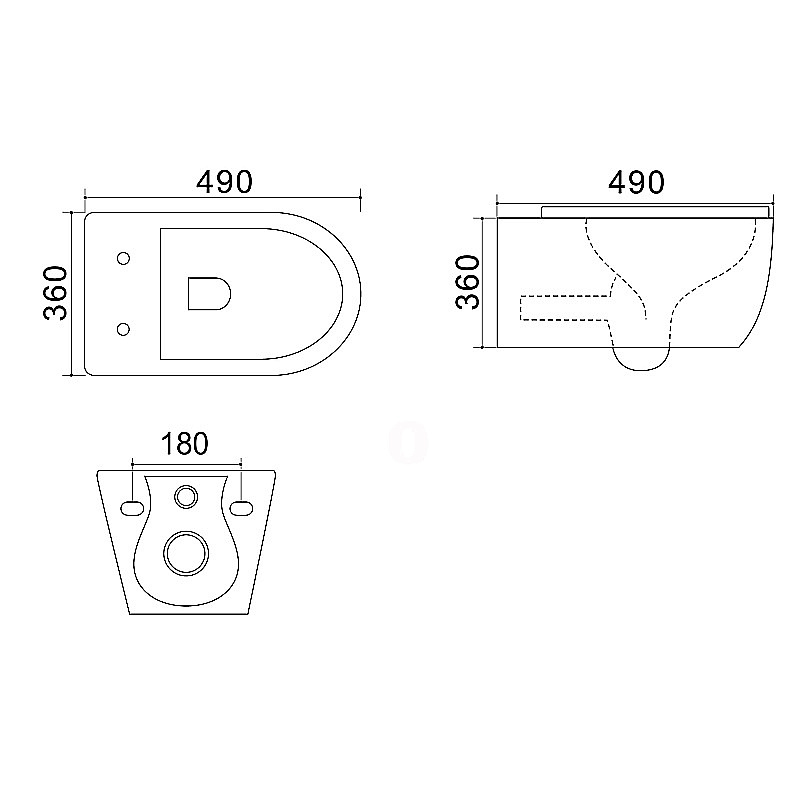 Инсталляция для унитаза Azario AZ-8010-1000 купить в интернет-магазине сантехники Sanbest
