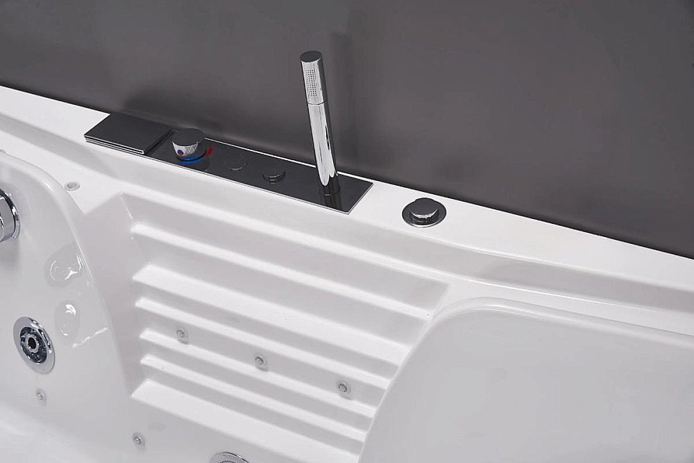 Ванна акриловая CeruttiSpa 9957 180x85 с гидромассажем белая купить в интернет-магазине Sanbest