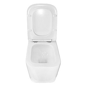 Унитаз подвесной Loranto Delphi 4551+91343 с инсталляцией, безободковый, смыв торнадо,с сиденьем микролифт, белый купить в интернет-магазине Sanbest