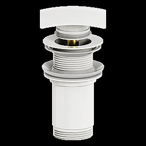 Донный клапан для раковины WONZON & WOGHAND WW-88SS08-MW белый матовый купить в интернет-магазине сантехники Sanbest