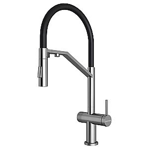 Смеситель для кухни Paulmark Zender Ze213155-BS брашированная сталь купить в интернет-магазине сантехники Sanbest
