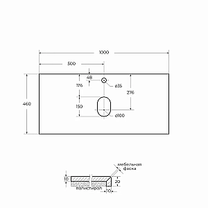 Тумба с раковиной и столешницей BelBagno KRAFT 100 KRAFT100BO-KEPMNO-1302-SET белая матовая для ванной в интернет-магазине Sanbest