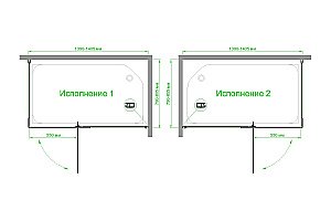 Душевой уголок Royal Bath RB 80х140 HPVD-C-CH стекло матовое/профиль хром купить в интернет-магазине Sanbest