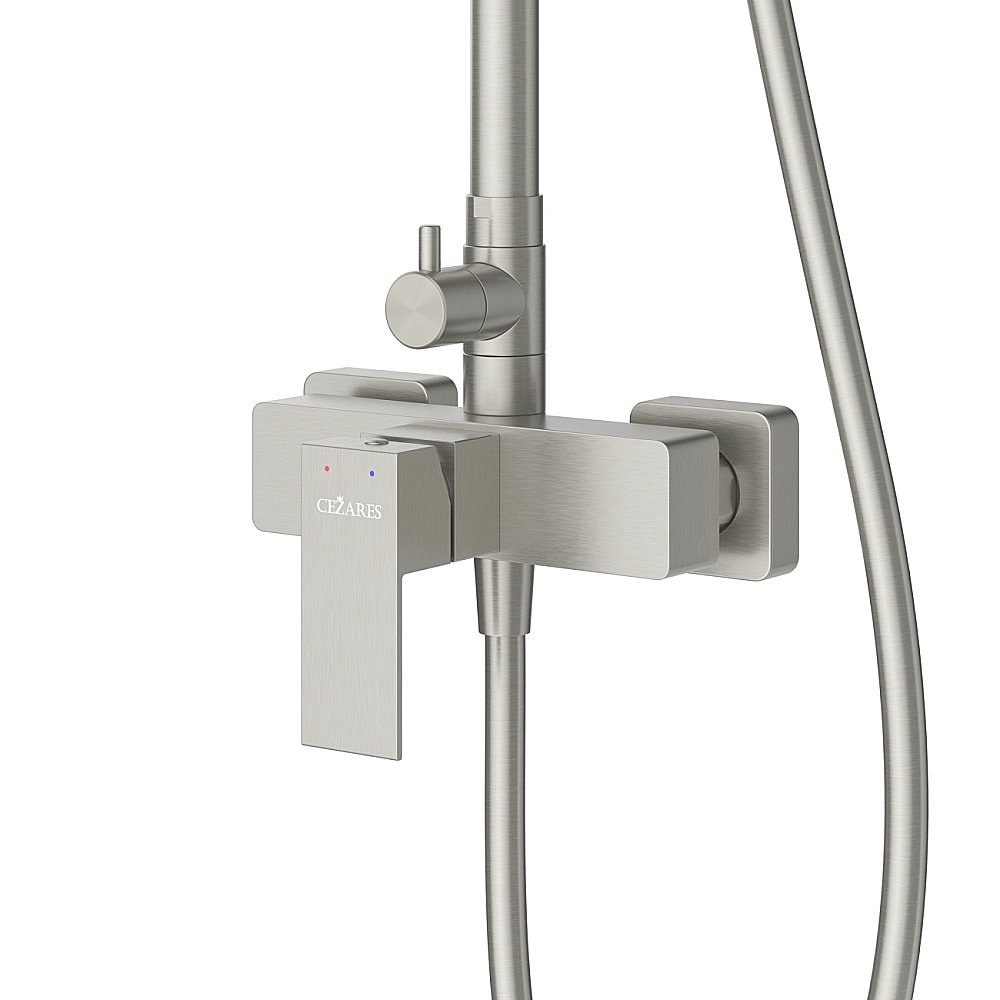Душевая система Cezares SLIDER-CD-IN сатин купить в интернет-магазине сантехники Sanbest