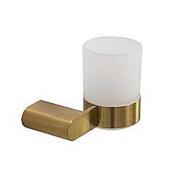 Стакан настенный Cezares STYLUS-TUMS-BORO брашированное золото купить в интернет-магазине сантехники Sanbest