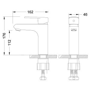 Смеситель для раковины Lemark Point LM0306C купить в интернет-магазине сантехники Sanbest