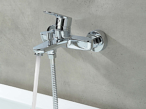 Набор смесителей Aquatek НИКА Set 3 в 1 (AQ1810CR+AQ1840CR+AQ2017CR) хром купить в интернет-магазине сантехники Sanbest