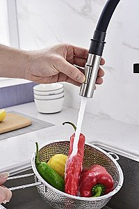 Смеситель для кухни Paulmark Halt Ha214021-BS брашированная сталь купить в интернет-магазине сантехники Sanbest