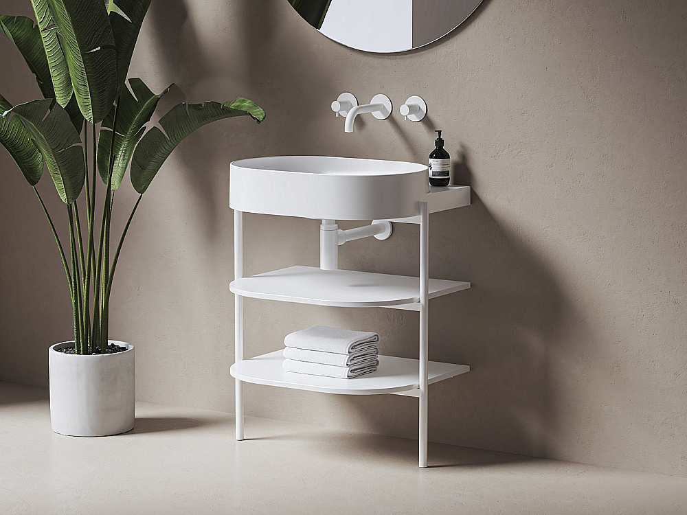 Раковина Ravak Yard 600 XJX0E060000 белый матовый купить в интернет-магазине Sanbest