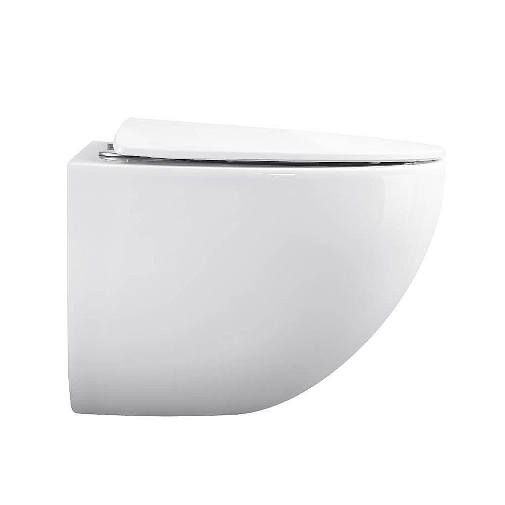 Унитаз подвесной Black&White UNIVERSE W-751 белый, безободковый купить в интернет-магазине Sanbest