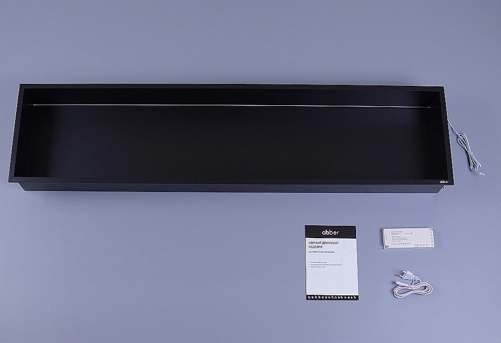 Скрытая настенная ниша Abber Nischen AN3006MB черная матовая купить в интернет-магазине сантехники Sanbest