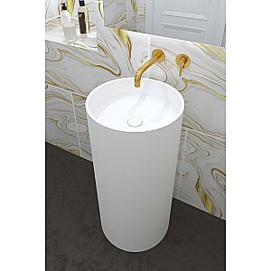 Раковина напольная WhiteCross Altar 43 0737.043043.200 белая матовая купить в интернет-магазине Sanbest