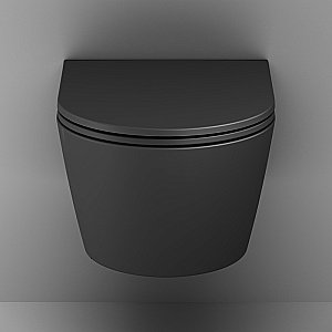 Унитаз подвесной AM.PM Func C8F1701MBSC черный матовый, безободковый купить в интернет-магазине Sanbest