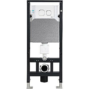 Инсталляция для унитаза WeltWasser WW AMBERG 506 WT с белой кнопкой купить в интернет-магазине сантехники Sanbest