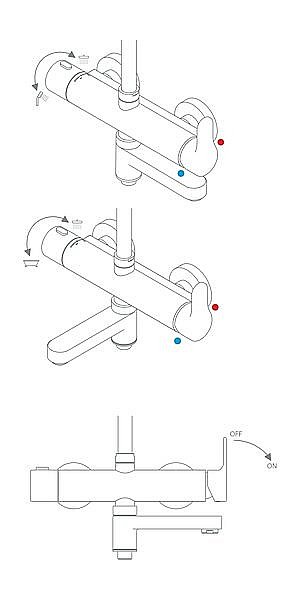 Душевая система Ravak X07P642 хром купить в интернет-магазине сантехники Sanbest