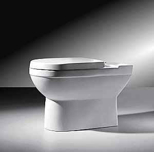 Унитаз-компакт Bravat NEW MOON CX01019UW с бачком, с крышкой микролифт купить в интернет-магазине Sanbest