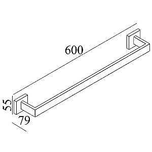 Полотенцедержатель Boch Mann CR-F25-H02MB BM10658 черный матовый купить в интернет-магазине сантехники Sanbest