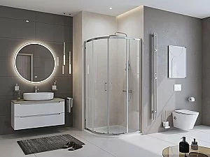 Душевой поддон BelBagno TRAY-MR-UNO-R-90-550-35-W-BO белый купить в интернет-магазине Sanbest