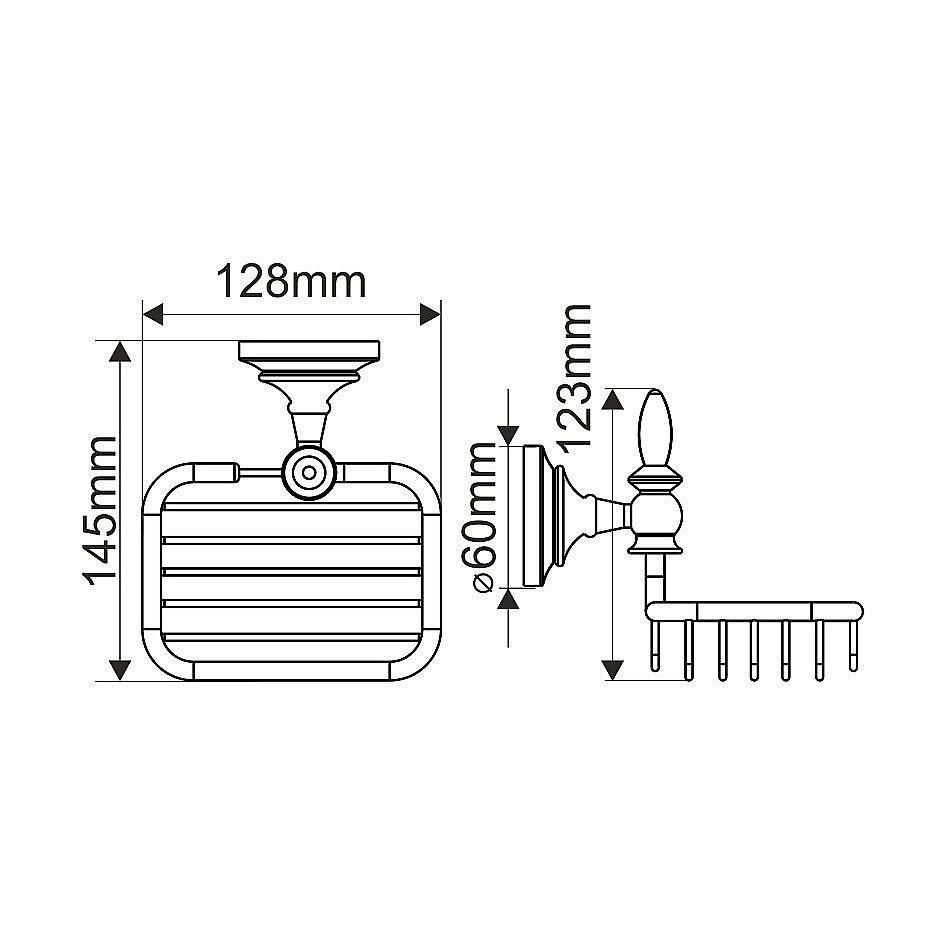 Мыльница Melana MLN-820012 золото купить в интернет-магазине сантехники Sanbest