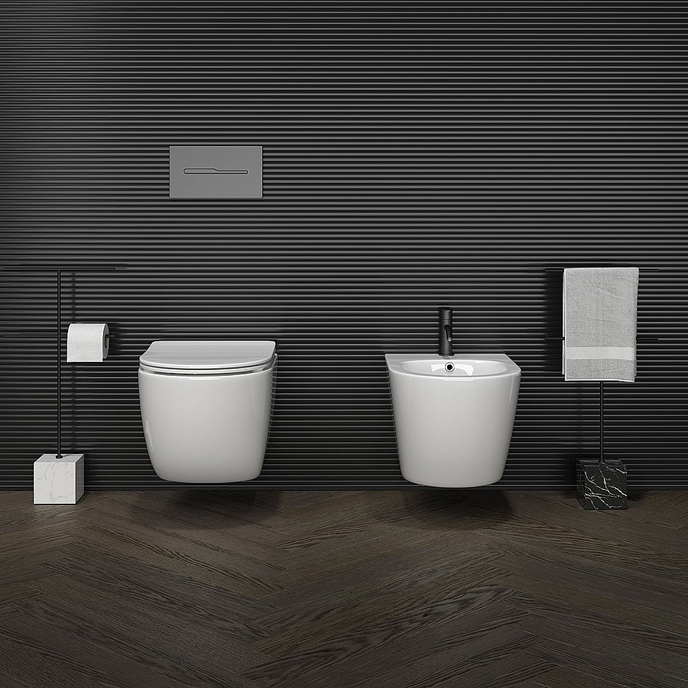 Биде подвесное Ceramica Nova FORMA CN3010 купить в интернет-магазине Sanbest