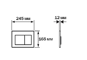 Унитаз подвесной Aquatek ЛИБЕРТИ AQ1999T-00+INS-0000012+KDI-0000010+KKI-0000002 белый, безободковый, с крышкой микролифт, слив-торнадо, с инсталляцией и кнопкой хром глянцевый купить в интернет-магазине Sanbest