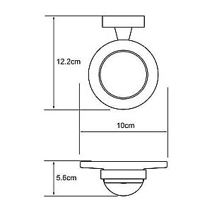 Мыльница стеклянная WasserKRAFT Isen К-4029 купить в интернет-магазине сантехники Sanbest