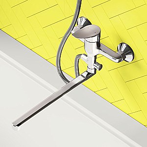 Смеситель для ванны Dorff Norma D1095000 хром купить в интернет-магазине сантехники Sanbest