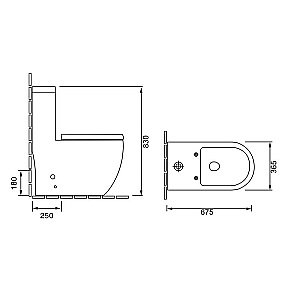 Унитаз Grossman Style GR-4496S с крышкой микролифт, белый купить в интернет-магазине Sanbest