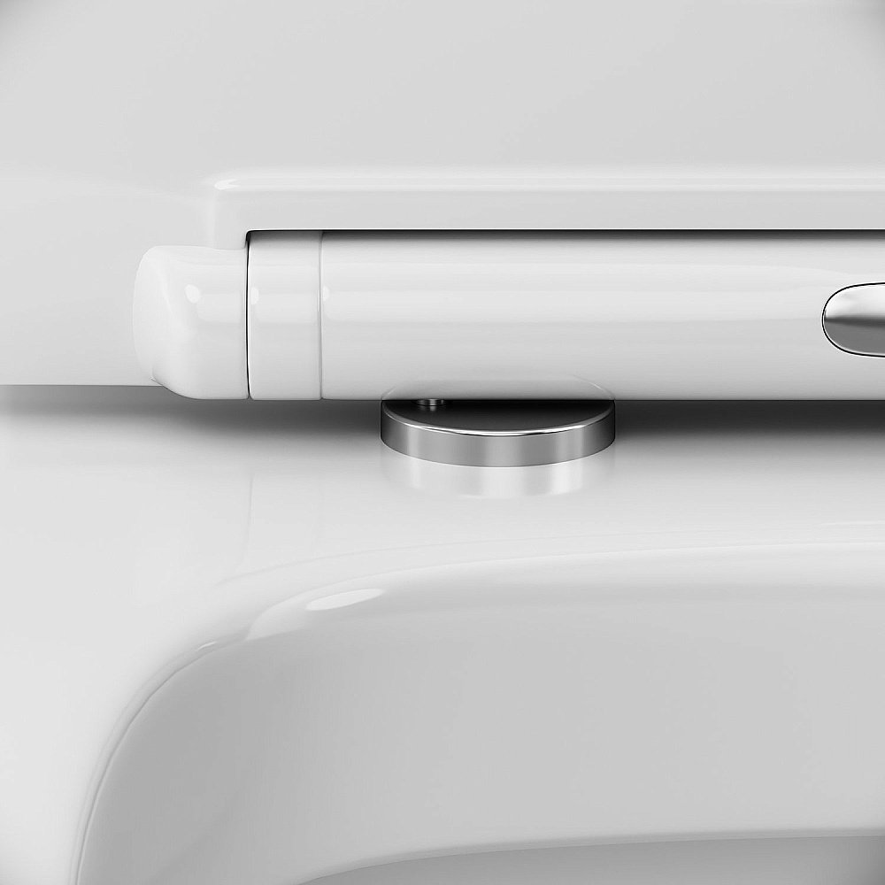 Унитаз-компакт Damixa Origin Bit 778607SC белый, с крышкой микролифт, с бачком купить в интернет-магазине Sanbest