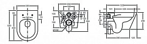 Унитаз подвесной Jacob Delafon RODIN+ EDY102-00 купить в интернет-магазине Sanbest