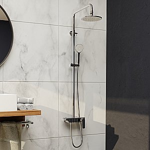 Душевая система RGW Shower Panels SP-6143-01 50140801-01 хром купить в интернет-магазине сантехники Sanbest