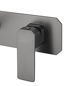 Смеситель для раковины встраиваемый WONZON & WOGHAND DIAMOND, Темный графит (WW-88869011-BGM ) купить в интернет-магазине сантехники Sanbest