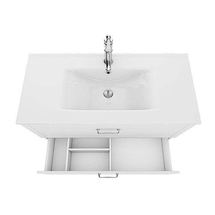 Тумба с раковиной Iddis Oxford OXF10W1i95K 100 для ванной в интернет-магазине Sanbest