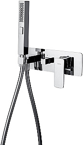 Смеситель для ванны Allen Brau Infinity 5.21007-BN никель брашированный купить в интернет-магазине сантехники Sanbest