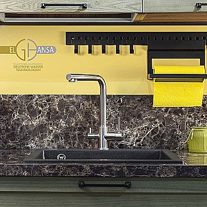 Смеситель для кухни Elghansa Kitchen Pure Water 56A5216-Steel нержавеющая сталь купить в интернет-магазине сантехники Sanbest