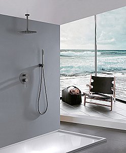 Душевая система Abber Emotion AF8821NG никель купить в интернет-магазине сантехники Sanbest