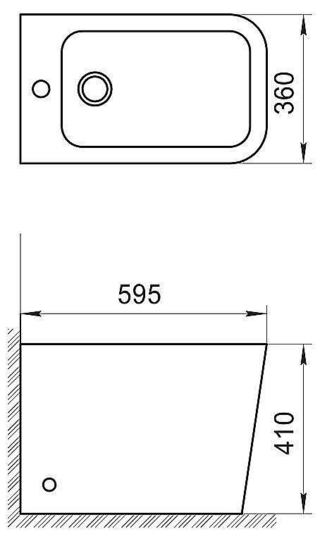 Биде напольное Belbagno ARDENTE-R BB003B купить в интернет-магазине Sanbest